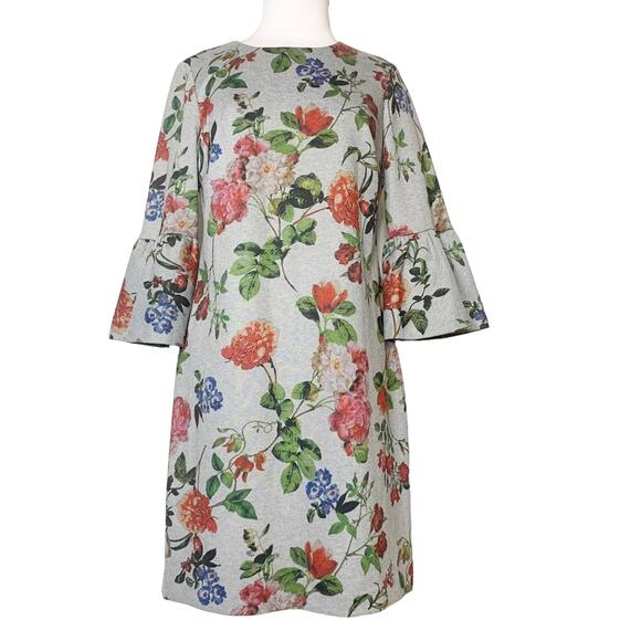 Calvin Klein floral flutter sleeve sheath dress - Picture 1 of 6